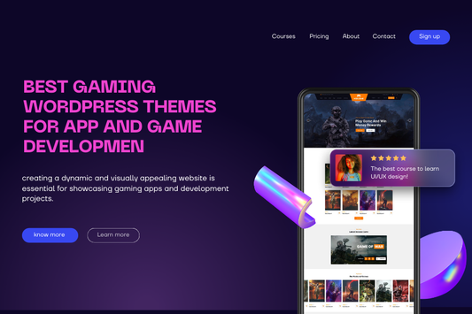 Best Gaming WordPress Themes for App and Game Development in 2024