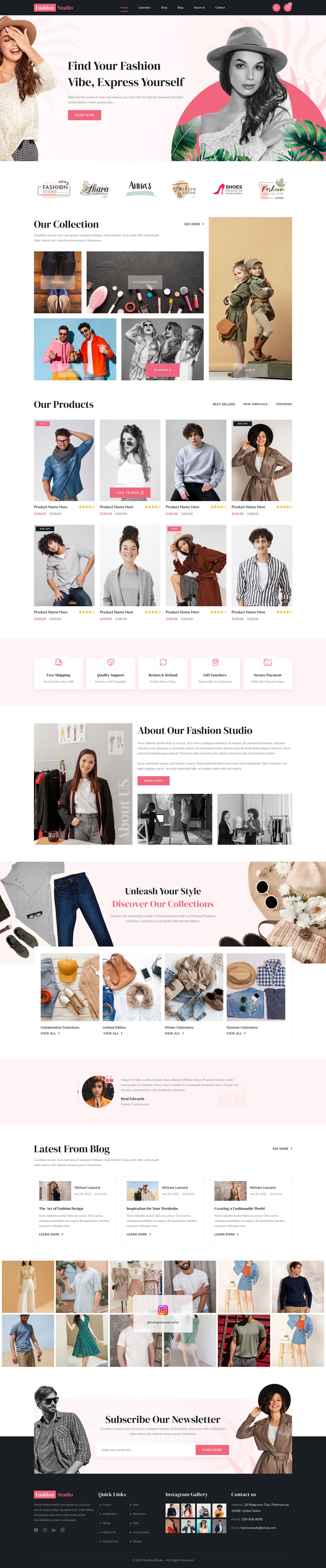 Fashion WordPress Theme