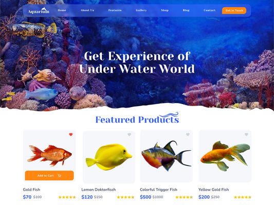 Free Fish WordPress Theme