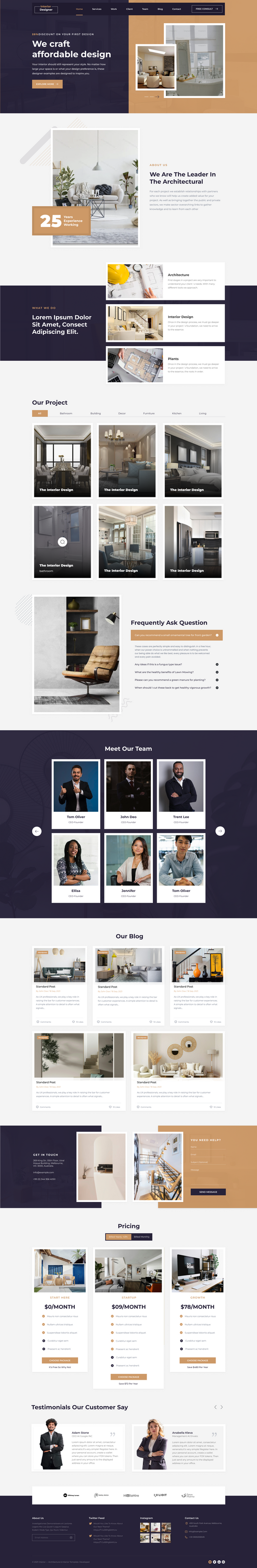 Interior Designer WordPress Theme