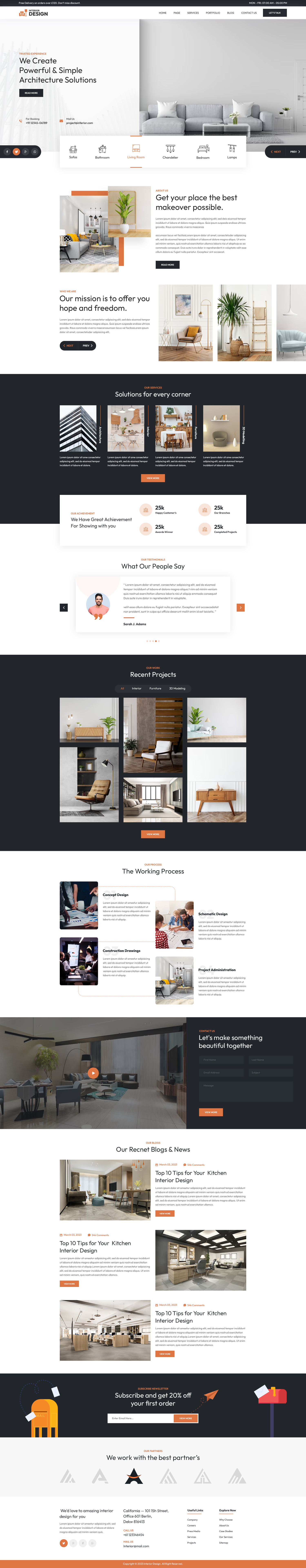 Interior WordPress Theme